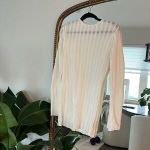 NWOT crochet knit coverup
